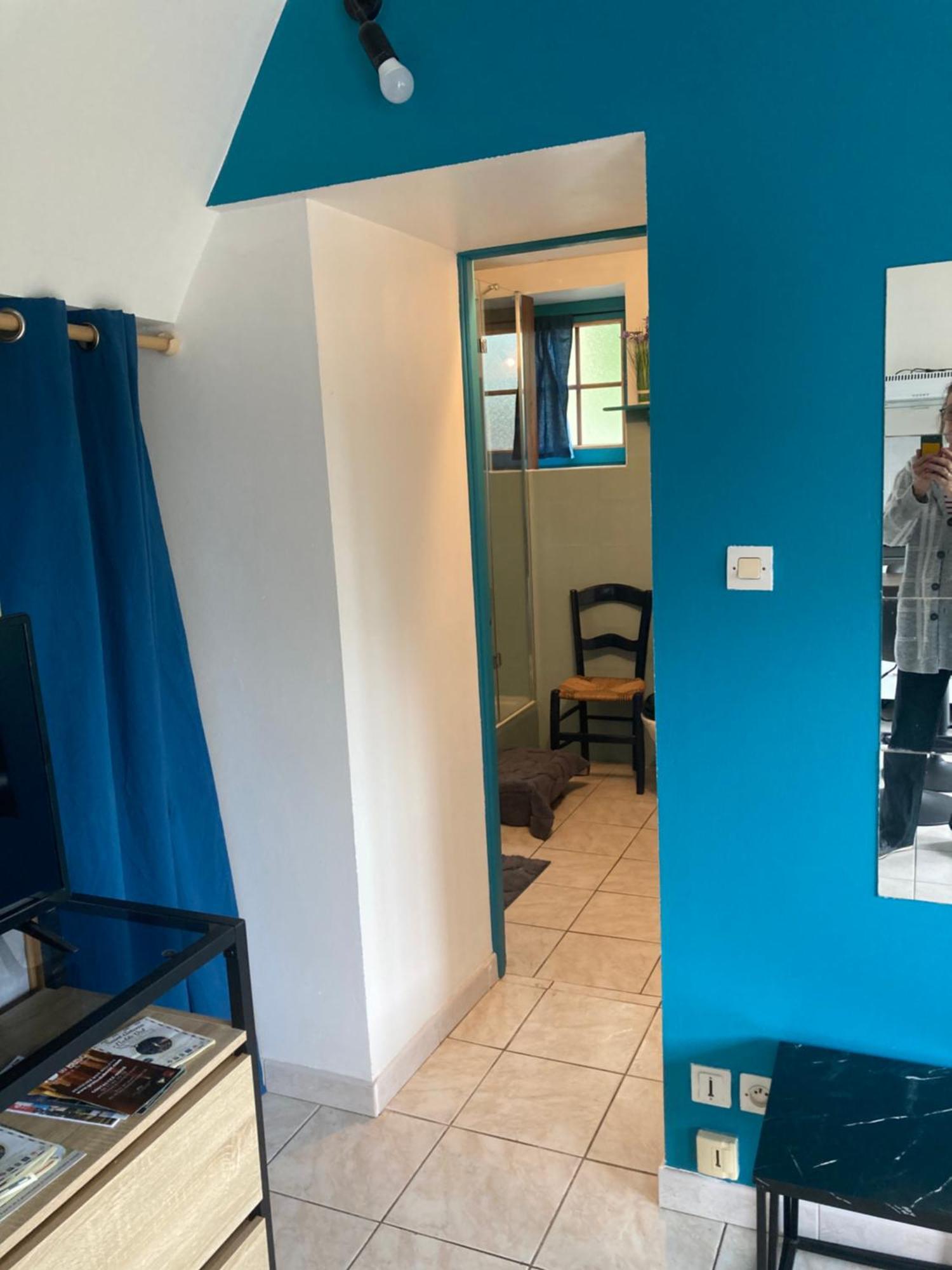 Caylus Chez Stella 1 Piece Canape Lit Deux Personnes, Cuisine, Sdb Separee מראה חיצוני תמונה
